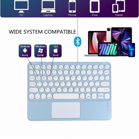 Touch Pad, Brand Unknown, NWOT, Wireless Compatible, Grey/White - Picture 6 of 12